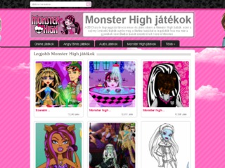 Részletek : Legjobb ingyen Monster high játékok