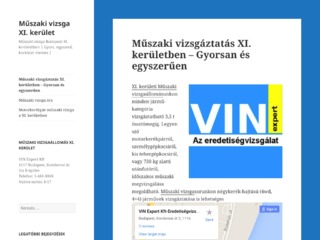 Részletek : Műszaki vizsga XI. kerüet | 